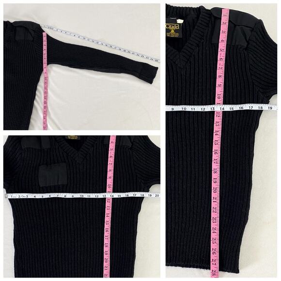 Citadel Techwear Pullover Wool Military Tactical Ribbed Sweater Sz Large - Picture 4 of 13